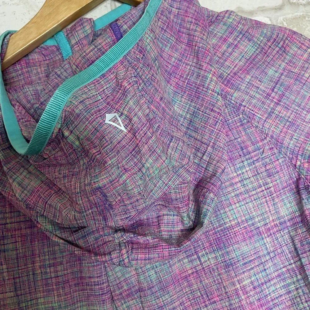 Ivivva Girls Space Dye Lightweight Performance Jacket Size 12